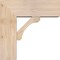 Ekena Millwork Legacy Block Smooth Bracket w/ Offset Brace, Douglas Fir, 7 1/2"W x 20"D x 20"H BKT0806X20X20LEC05SDF - alternate 4